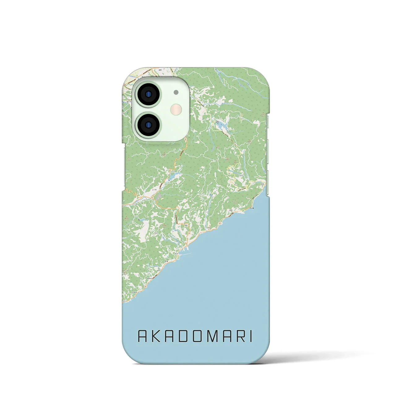 【赤泊(新潟県)】地図柄iPhoneケース(バックカバータイプ)