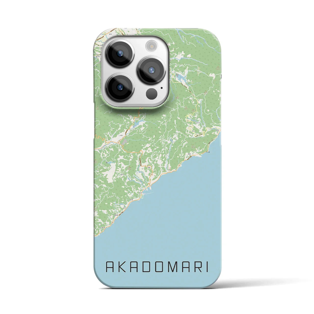 【赤泊(新潟県)】地図柄iPhoneケース(バックカバータイプ)