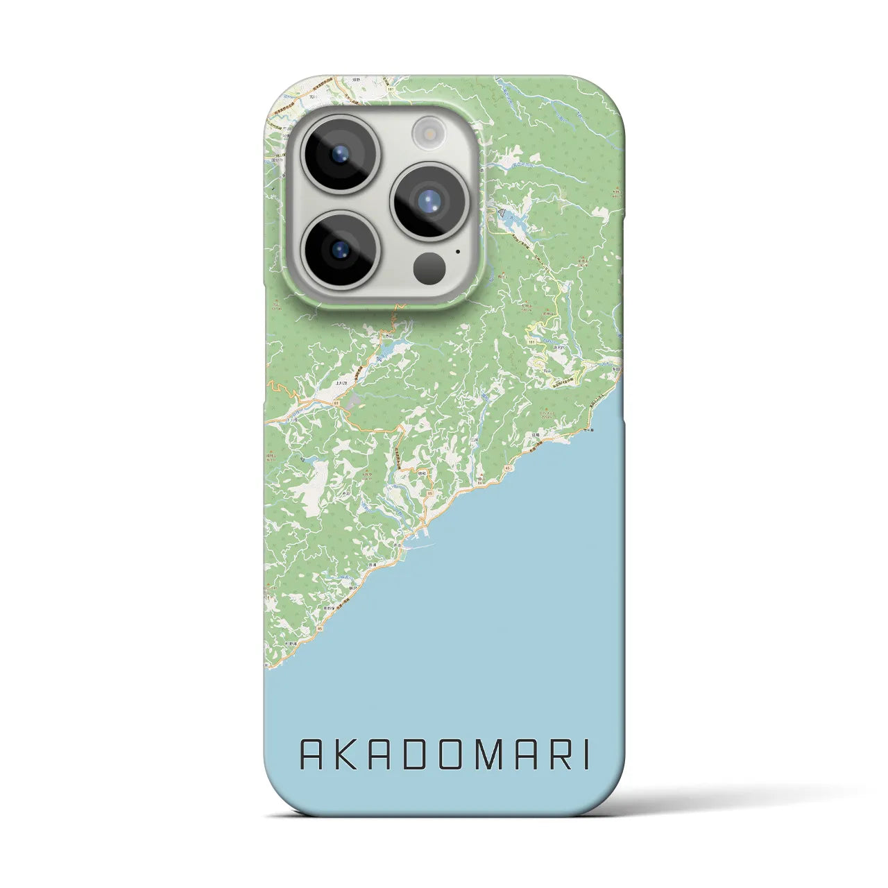 【赤泊(新潟県)】地図柄iPhoneケース(バックカバータイプ)