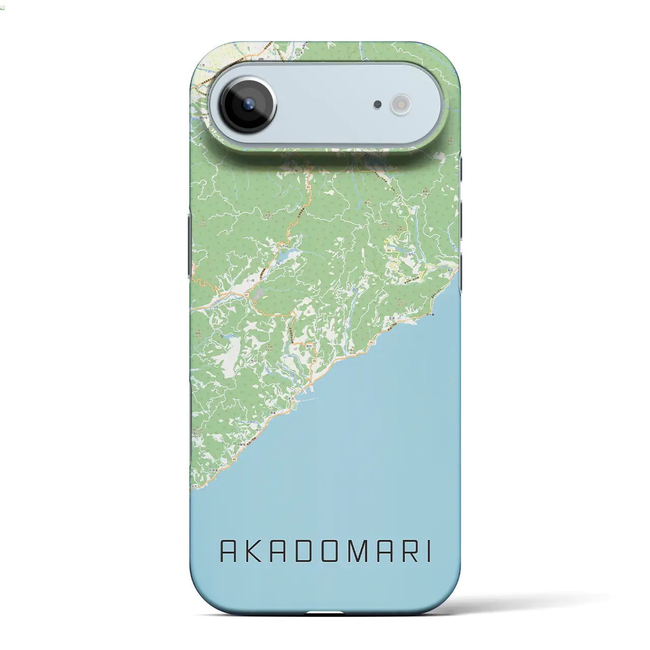 【赤泊(新潟県)】地図柄iPhoneケース(バックカバータイプ)