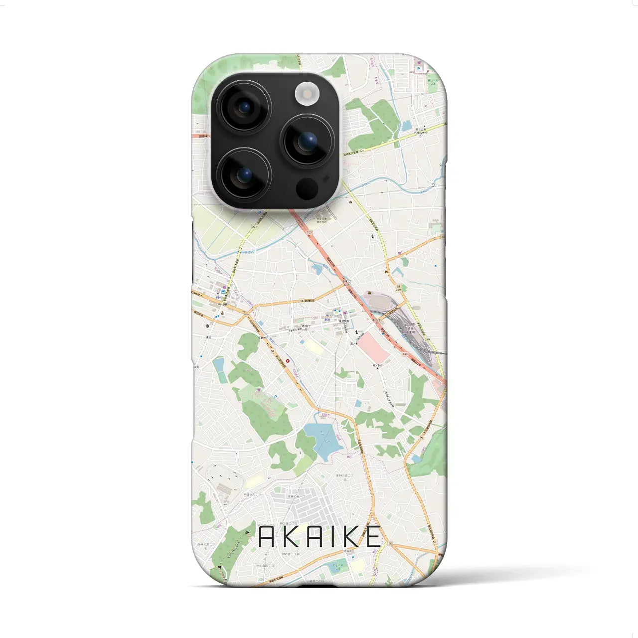 【赤池(愛知県)】地図柄iPhoneケース(バックカバータイプ)