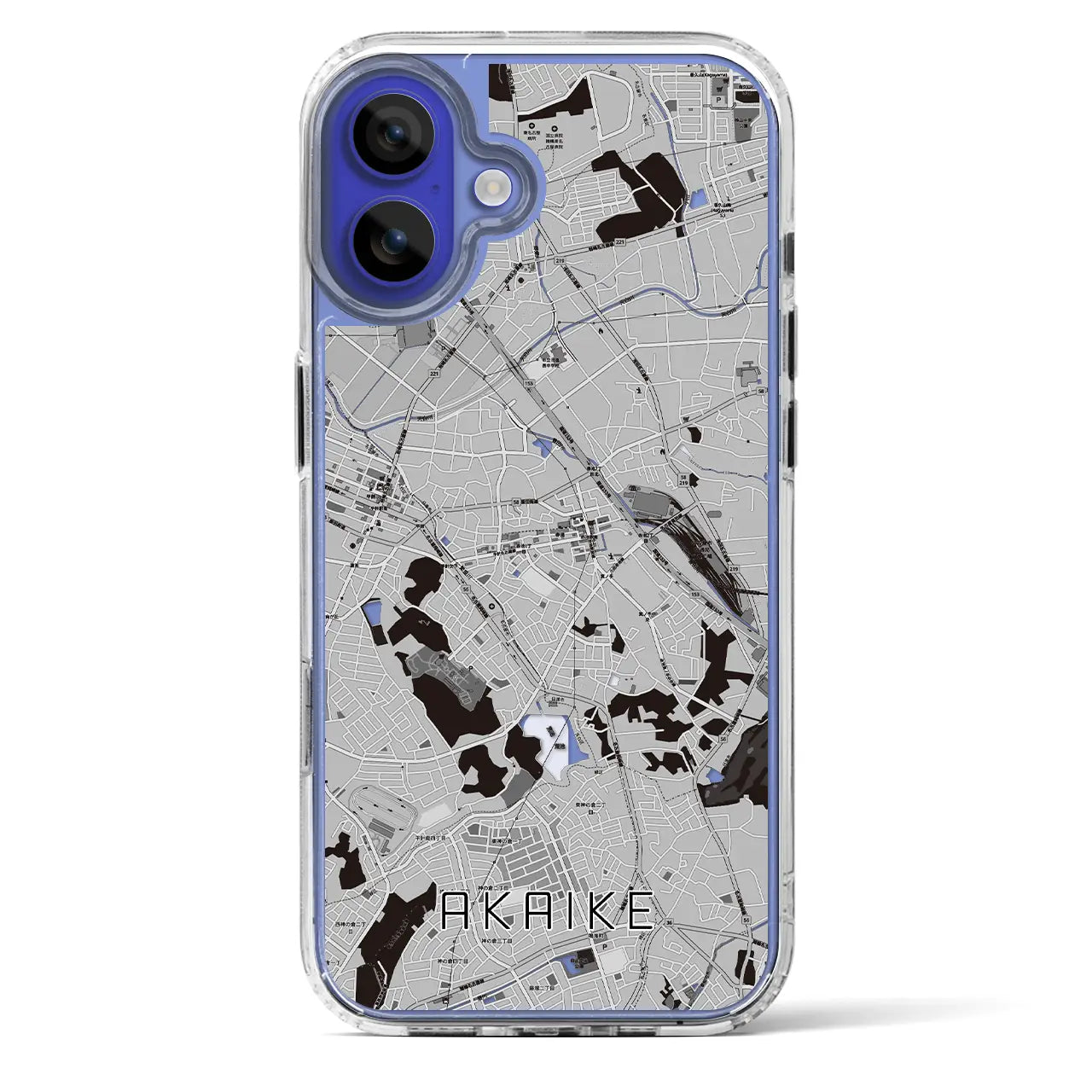 【赤池(愛知県)】地図柄iPhoneケース(MagSafeタイプ)
