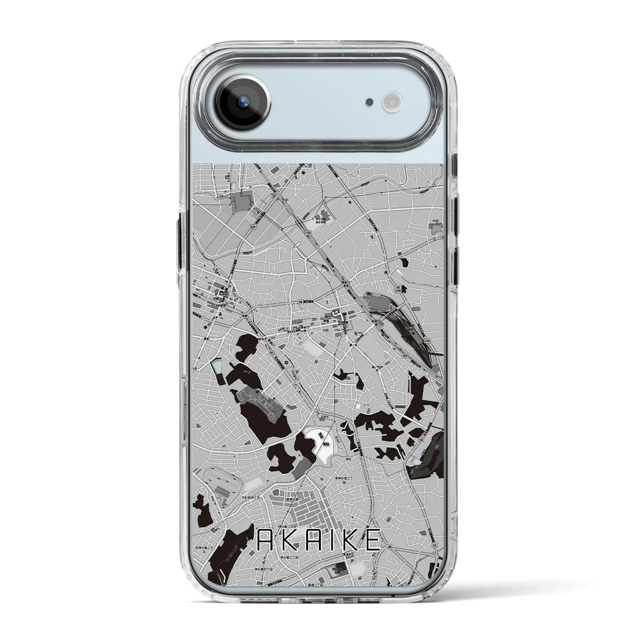 【赤池(愛知県)】地図柄iPhoneケース(MagSafeタイプ)