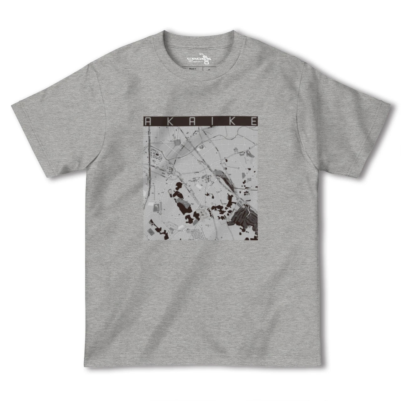 【赤池(愛知県)】地図柄ヘビーウェイトTシャツ
