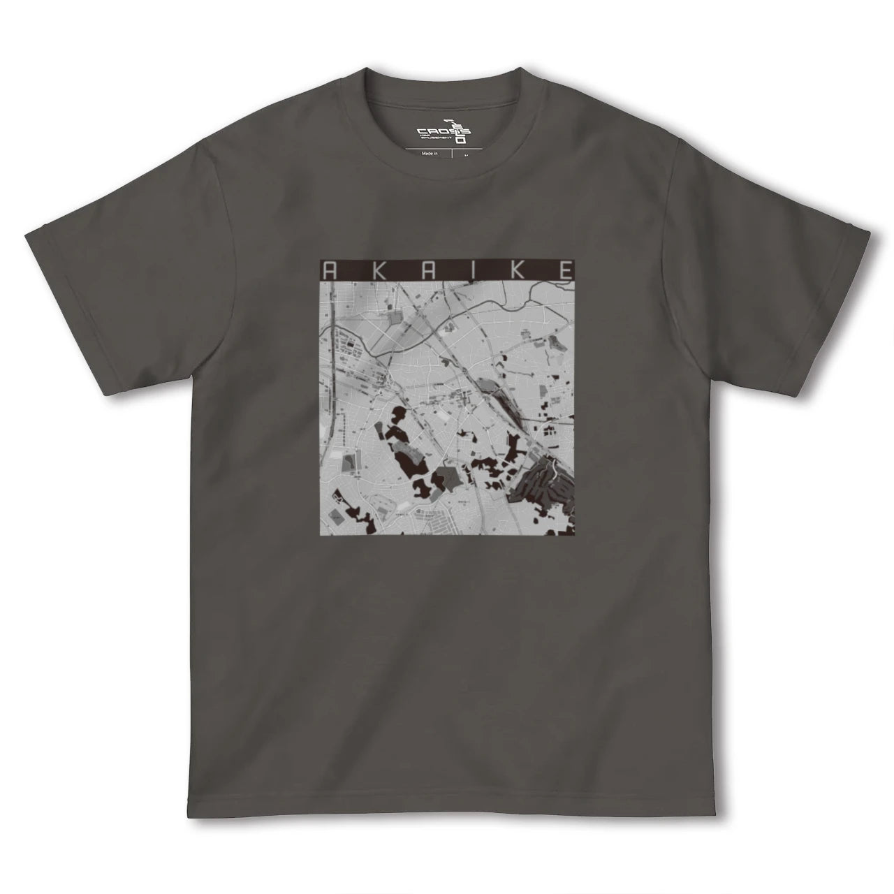 【赤池(愛知県)】地図柄ヘビーウェイトTシャツ
