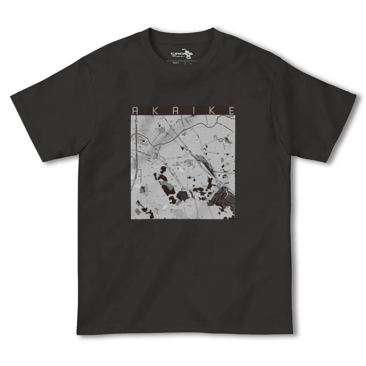 【赤池(愛知県)】地図柄ヘビーウェイトTシャツ