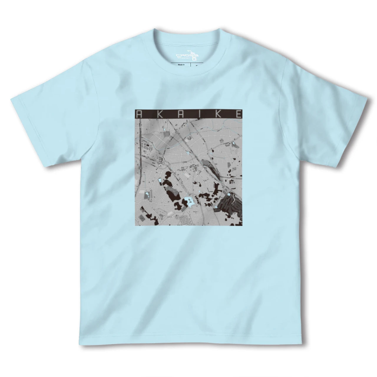【赤池(愛知県)】地図柄ヘビーウェイトTシャツ