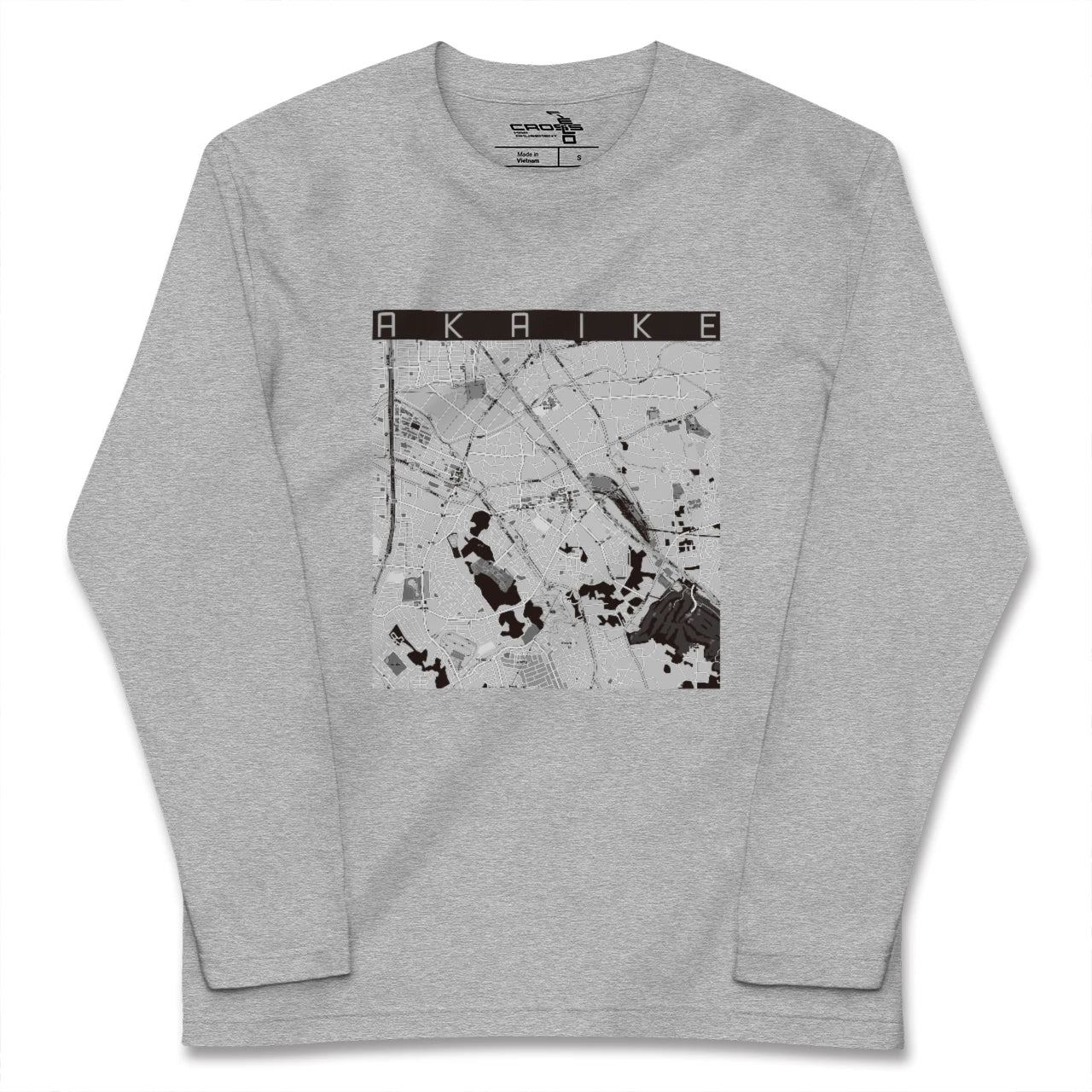 【赤池(愛知県)】地図柄ロングスリーブTシャツ