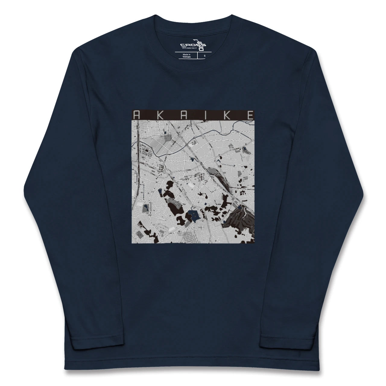 【赤池(愛知県)】地図柄ロングスリーブTシャツ