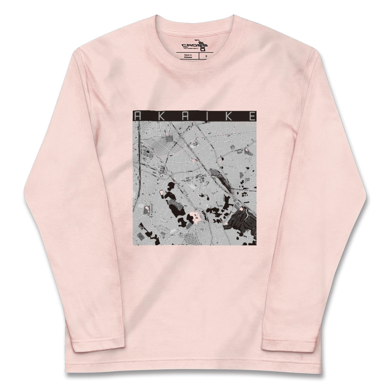 【赤池(愛知県)】地図柄ロングスリーブTシャツ