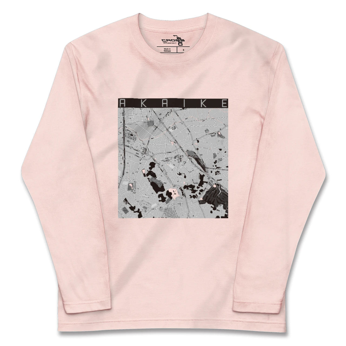 【赤池(愛知県)】地図柄ロングスリーブTシャツ