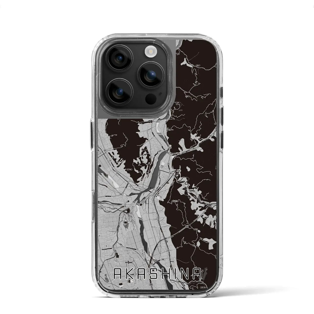 【明科(長野県)】地図柄iPhoneケース(MagSafeタイプ)