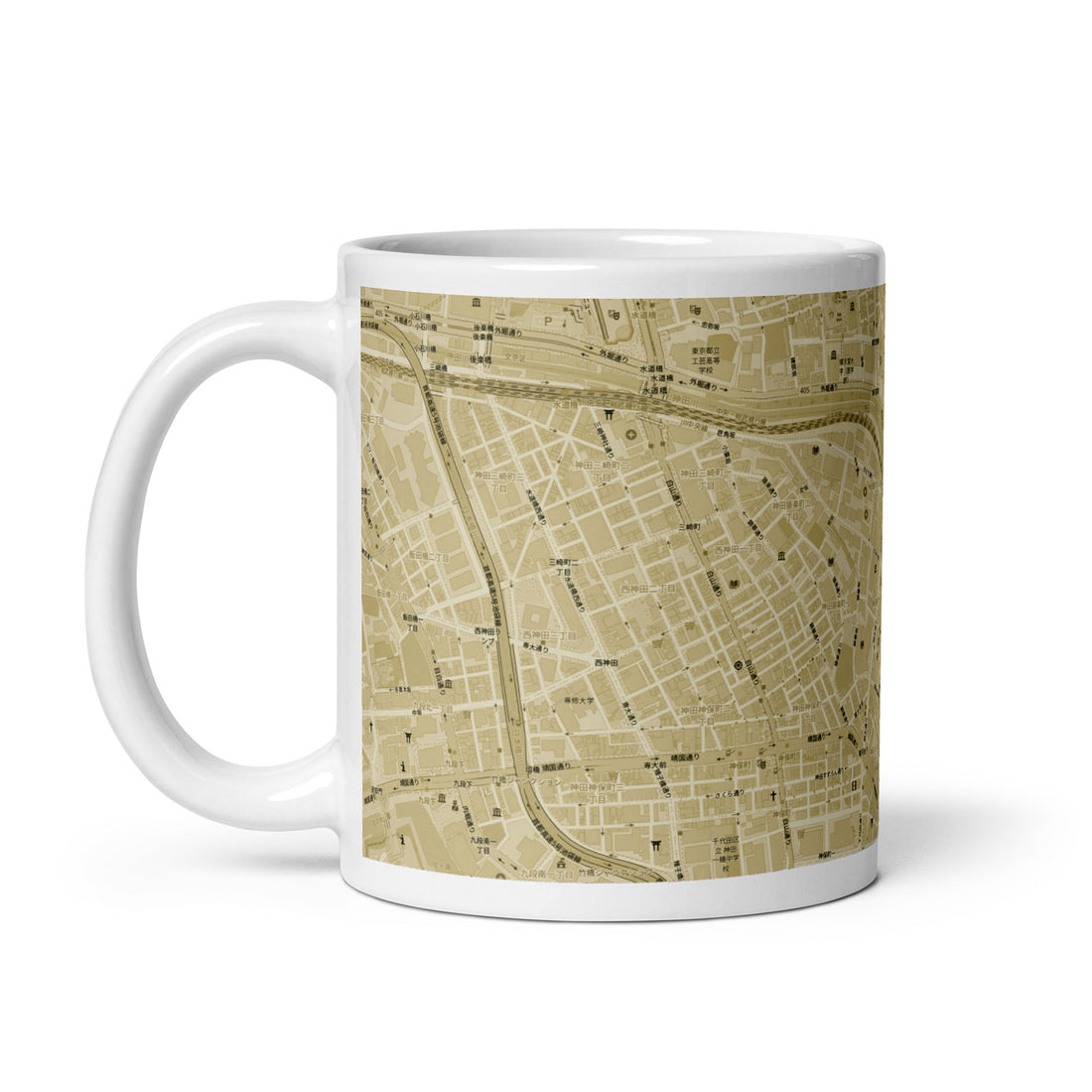 【秋葉原カラー】地図柄11オンスマグ