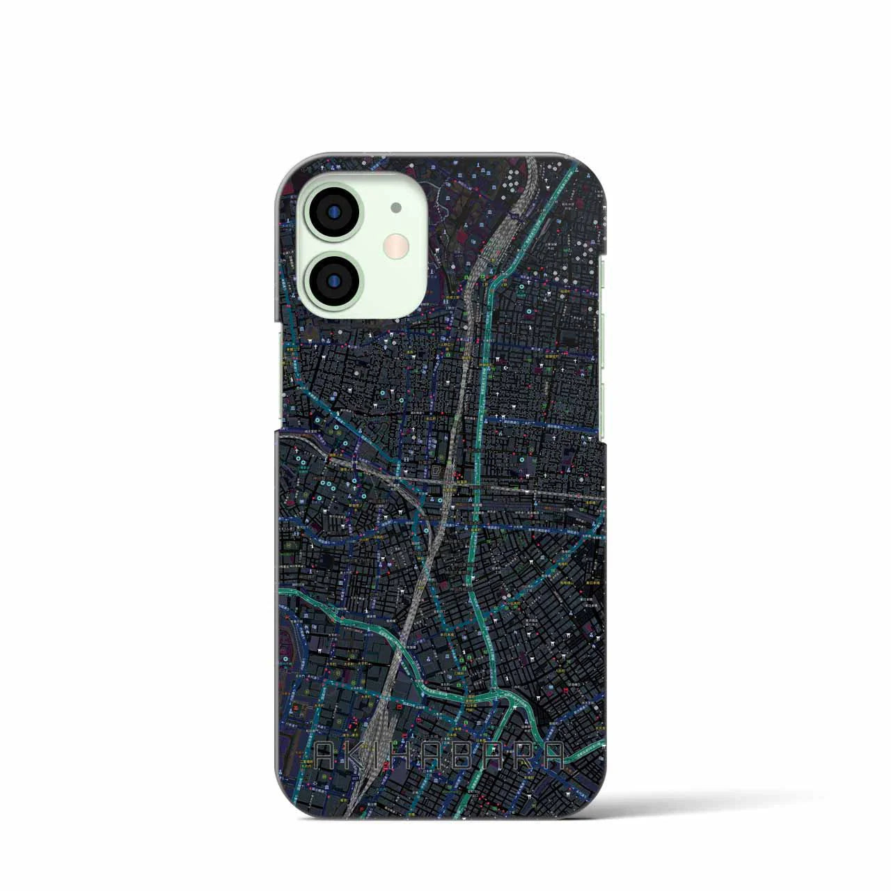 【秋葉原(東京都)】地図柄iPhoneケース(バックカバータイプ)