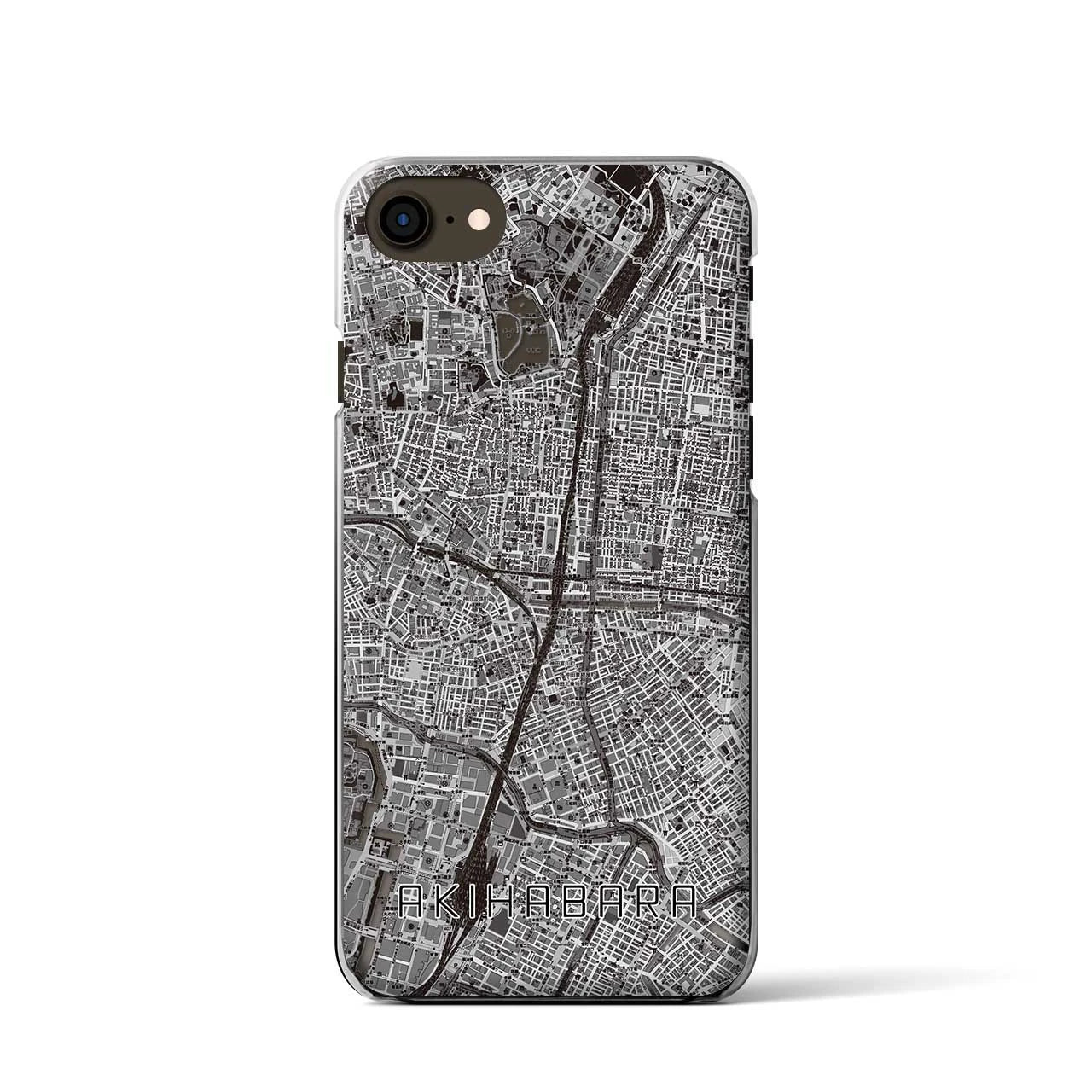 【秋葉原(東京都)】地図柄iPhoneケース(クリアタイプ)