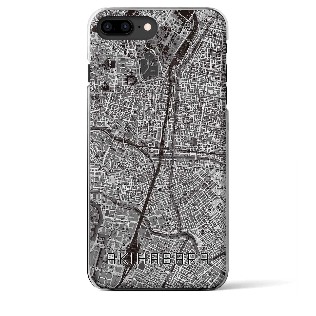 【秋葉原(東京都)】地図柄iPhoneケース(クリアタイプ)