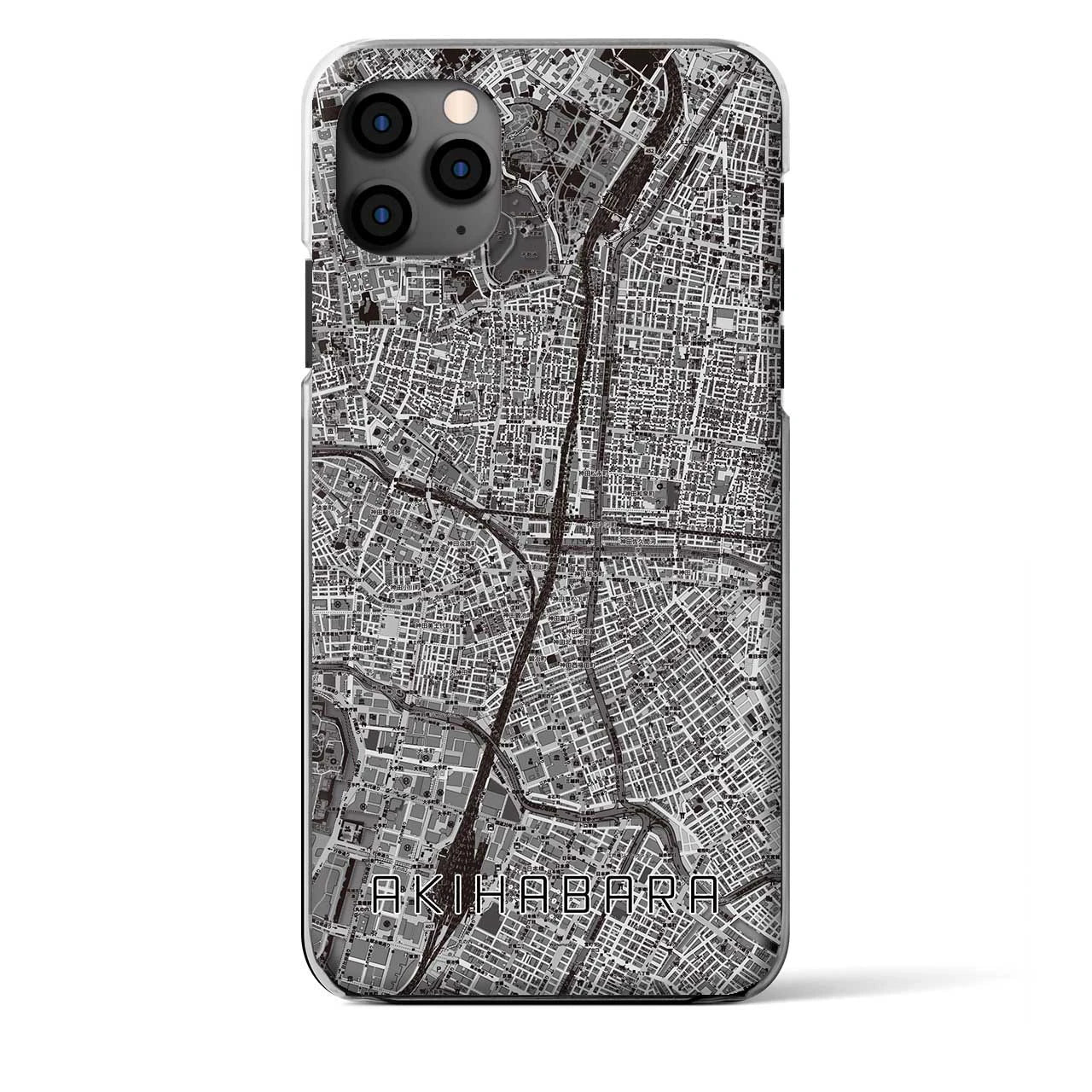 【秋葉原(東京都)】地図柄iPhoneケース(クリアタイプ)