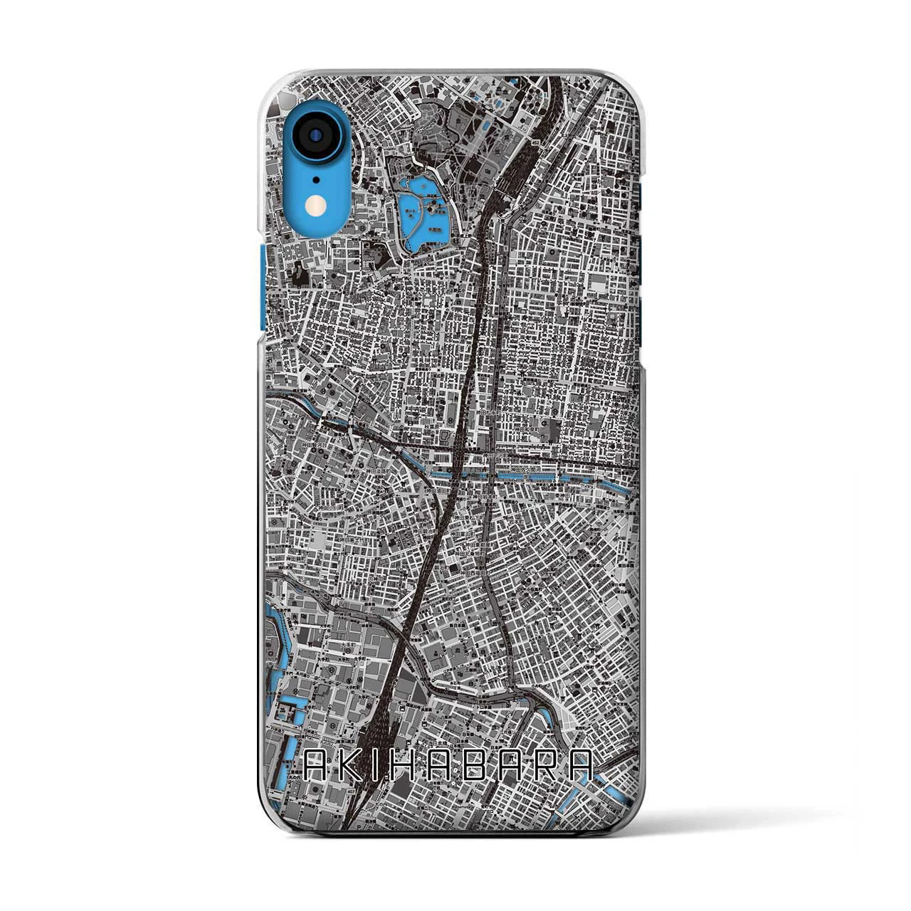 【秋葉原(東京都)】地図柄iPhoneケース(クリアタイプ)
