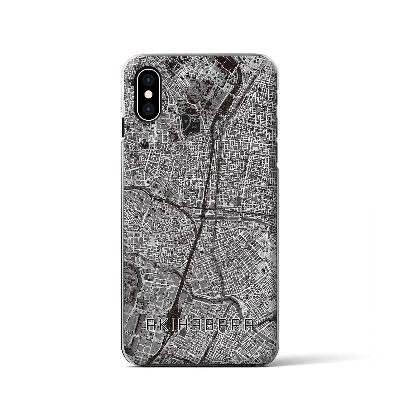 【秋葉原(東京都)】地図柄iPhoneケース(クリアタイプ)