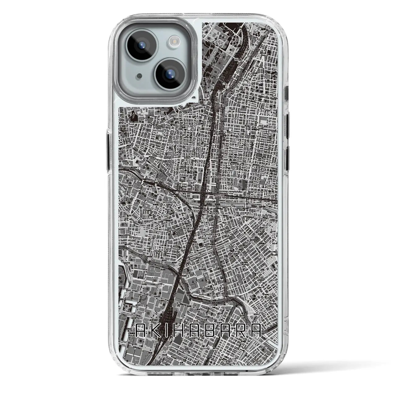 【秋葉原(東京都)】地図柄iPhoneケース(MagSafeタイプ)