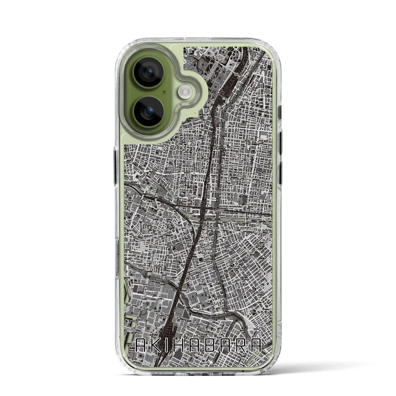 【秋葉原(東京都)】地図柄iPhoneケース(MagSafeタイプ)