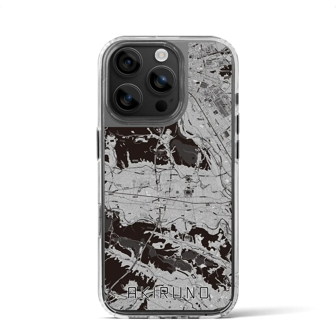 【あきる野(東京都)】地図柄iPhoneケース(MagSafeタイプ)