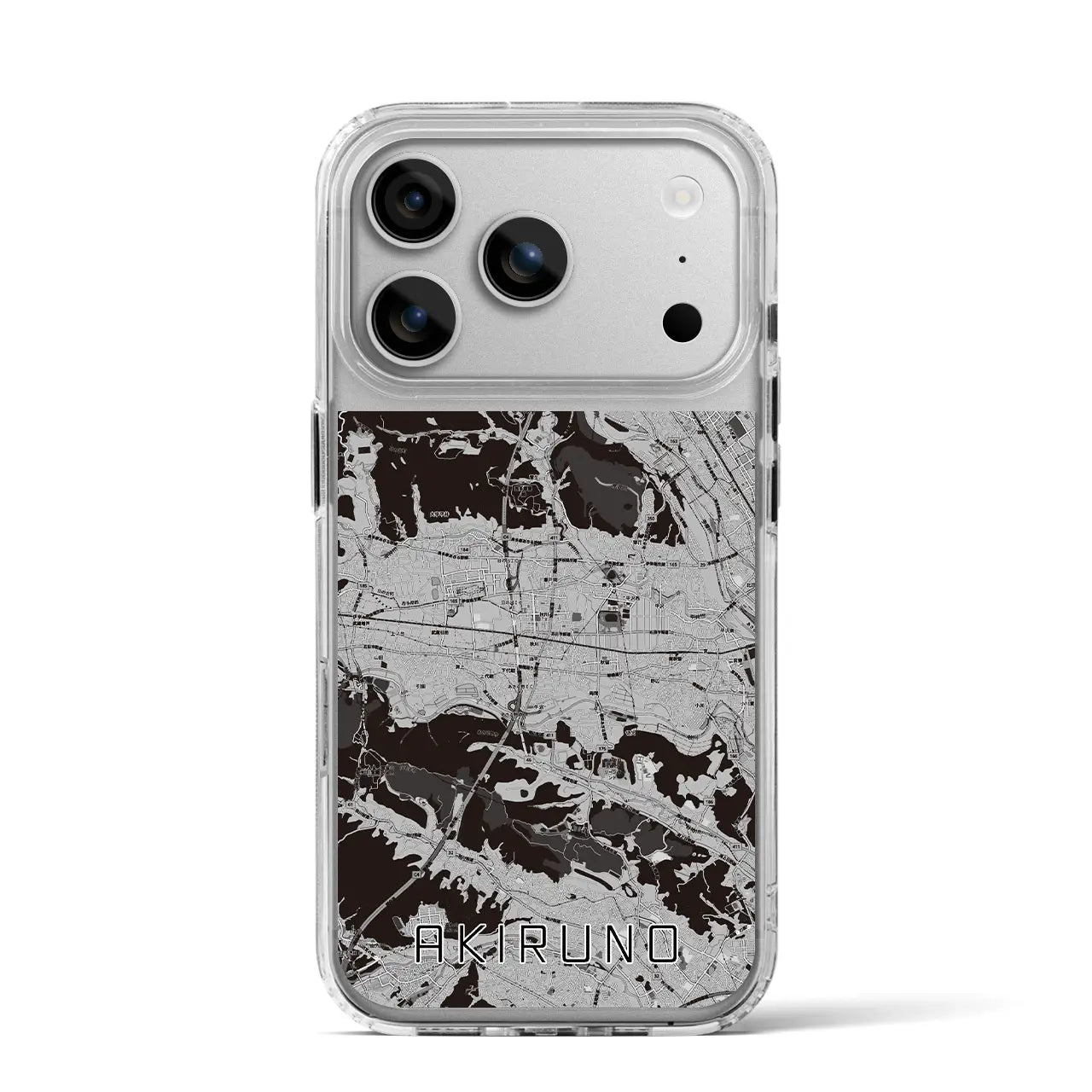 【あきる野(東京都)】地図柄iPhoneケース(MagSafeタイプ)