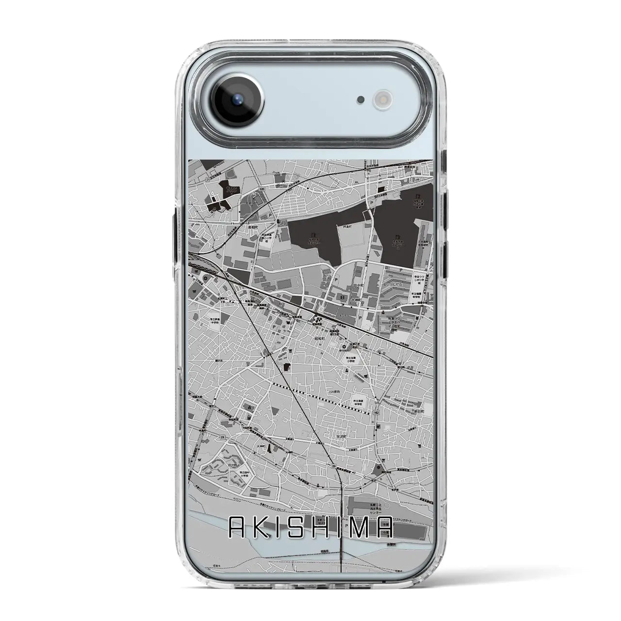 【昭島(東京都)】地図柄iPhoneケース(MagSafeタイプ)