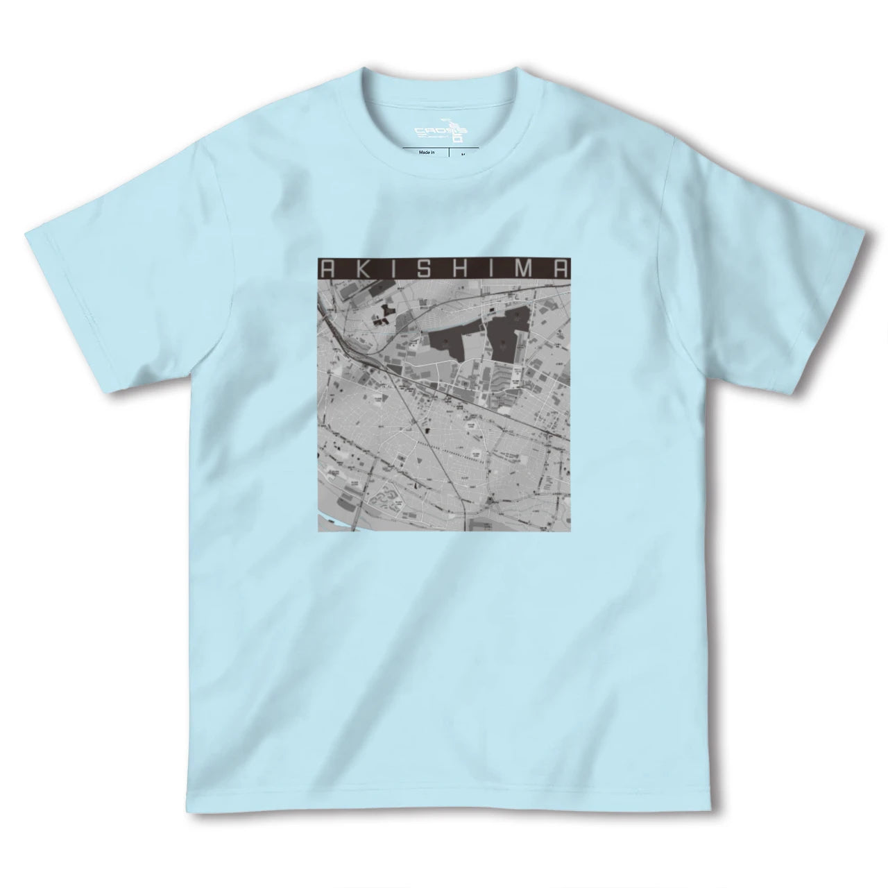 【昭島(東京都)】地図柄ヘビーウェイトTシャツ