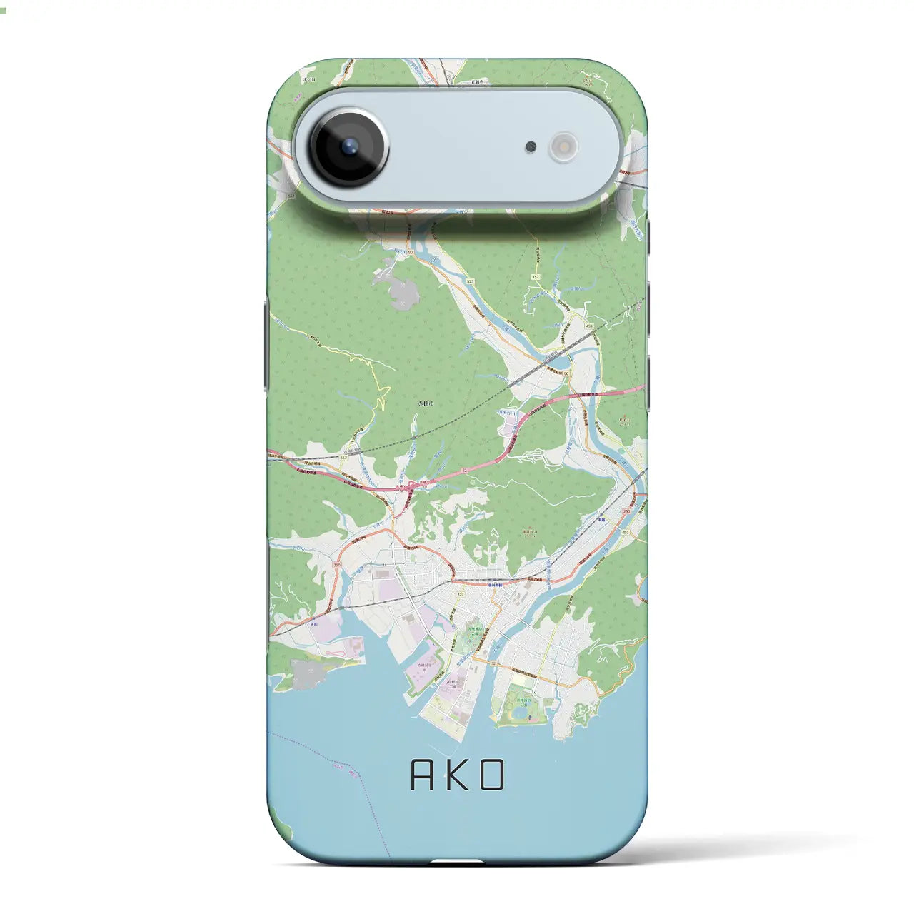 【赤穂(兵庫県)】地図柄iPhoneケース(バックカバータイプ)