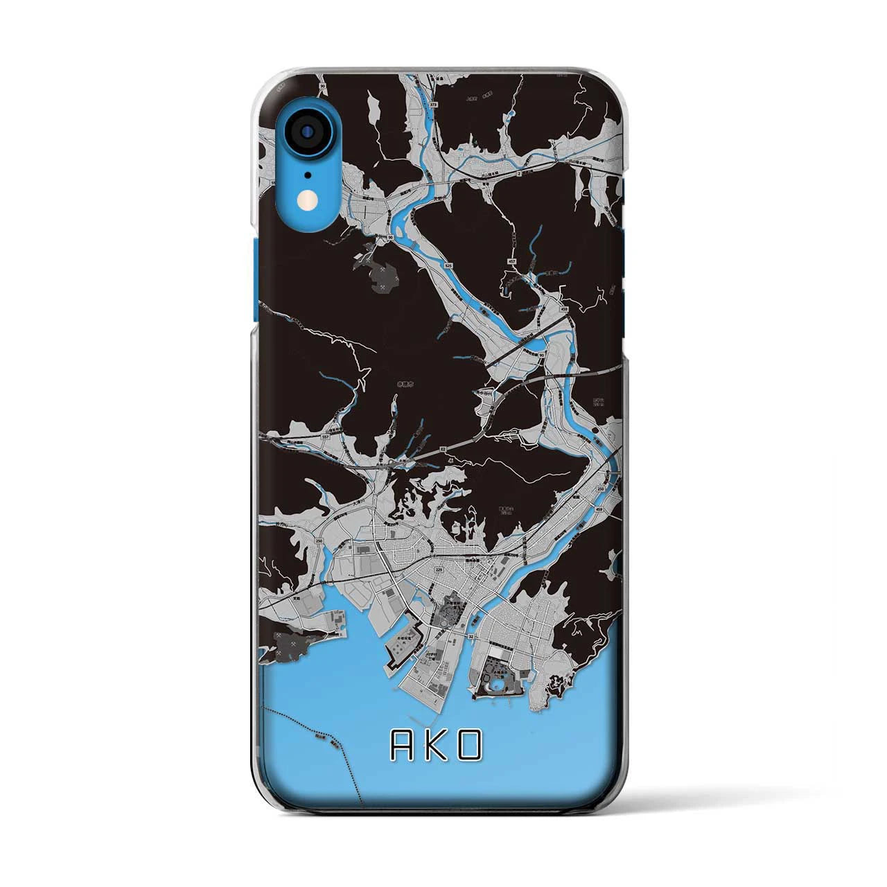 【赤穂(兵庫県)】地図柄iPhoneケース(クリアタイプ)