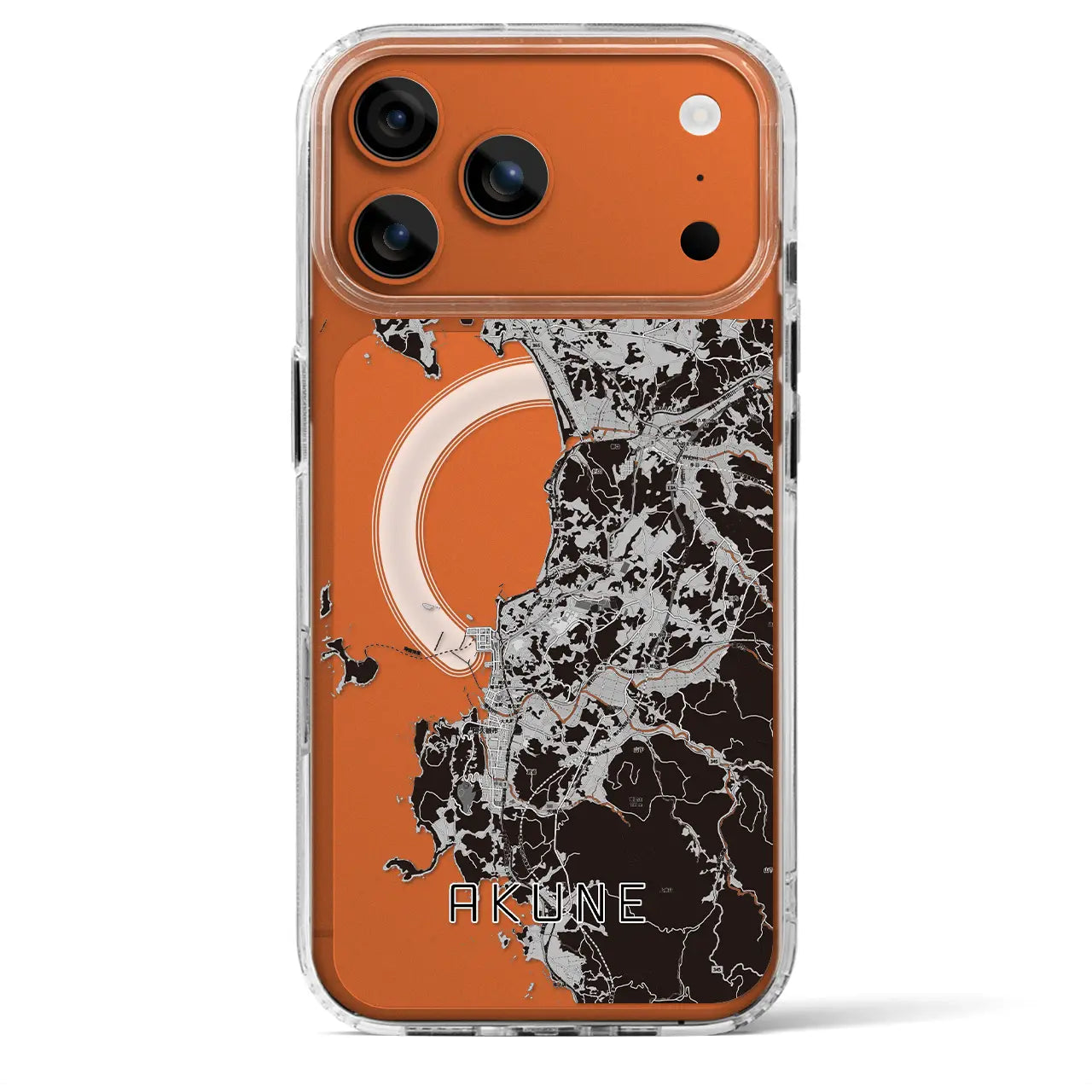 【阿久根(鹿児島県)】地図柄iPhoneケース(MagSafeタイプ)