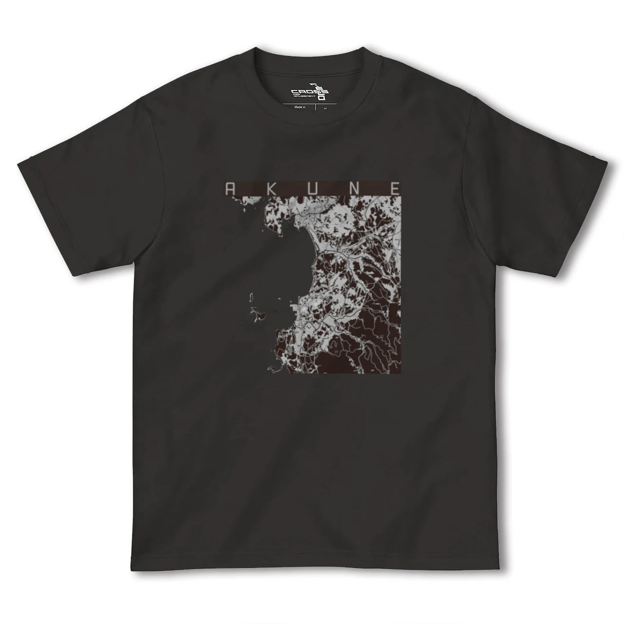 【阿久根(鹿児島県)】地図柄ヘビーウェイトTシャツ