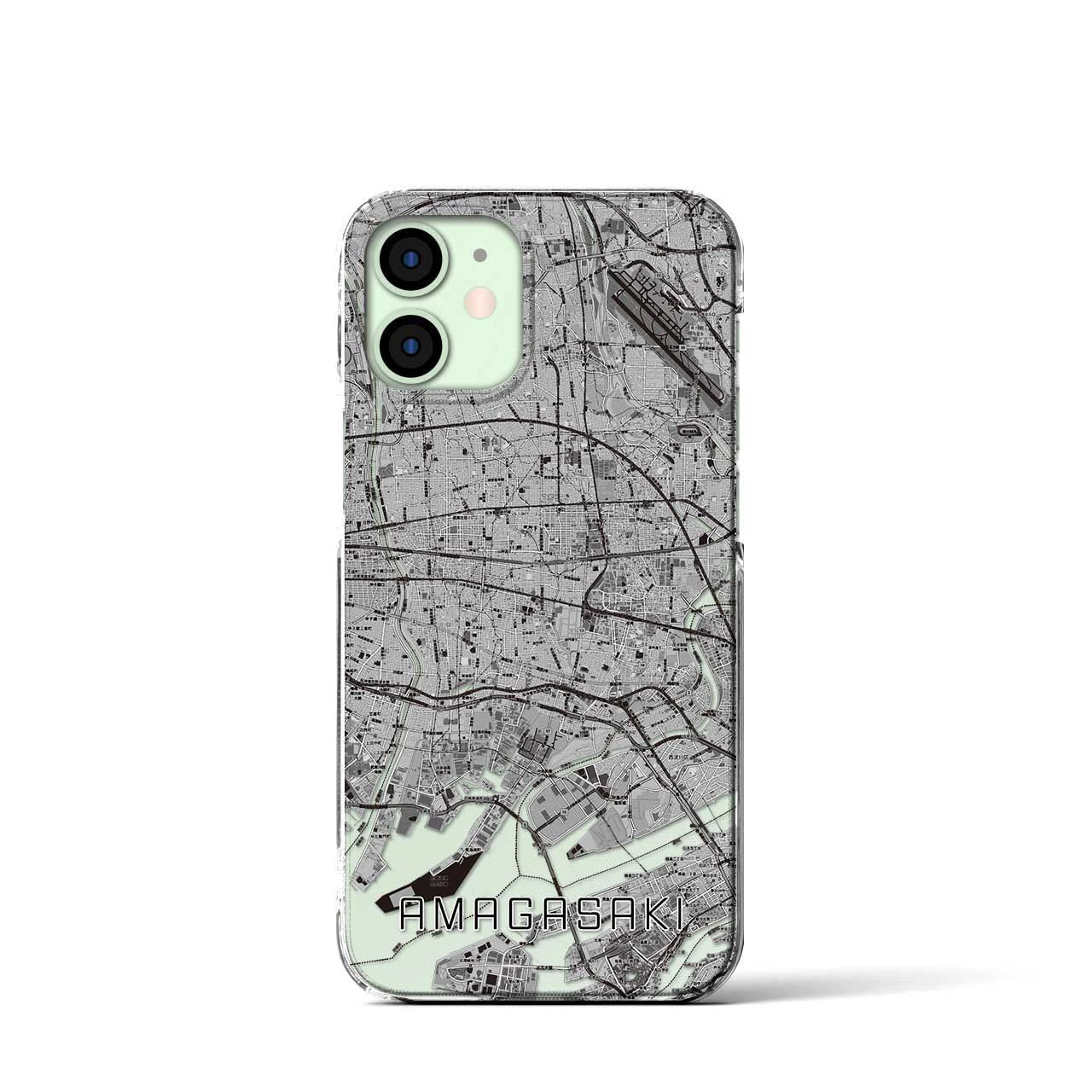 【尼崎(兵庫県)】地図柄iPhoneケース(クリアタイプ)