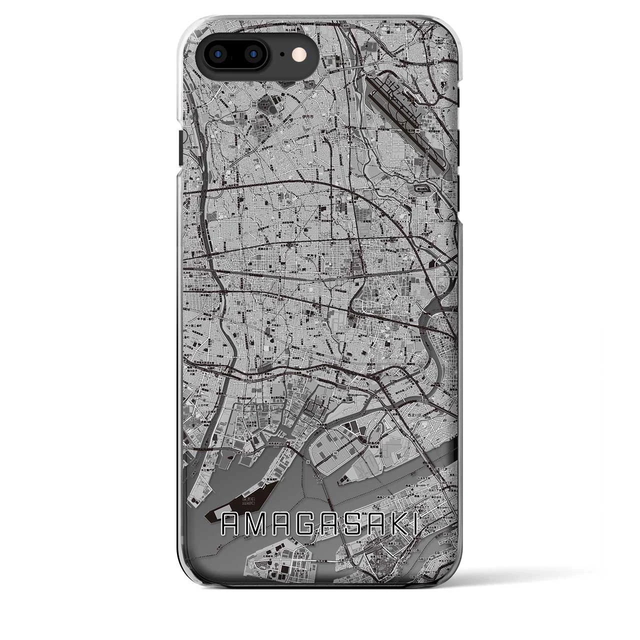 【尼崎(兵庫県)】地図柄iPhoneケース(クリアタイプ)