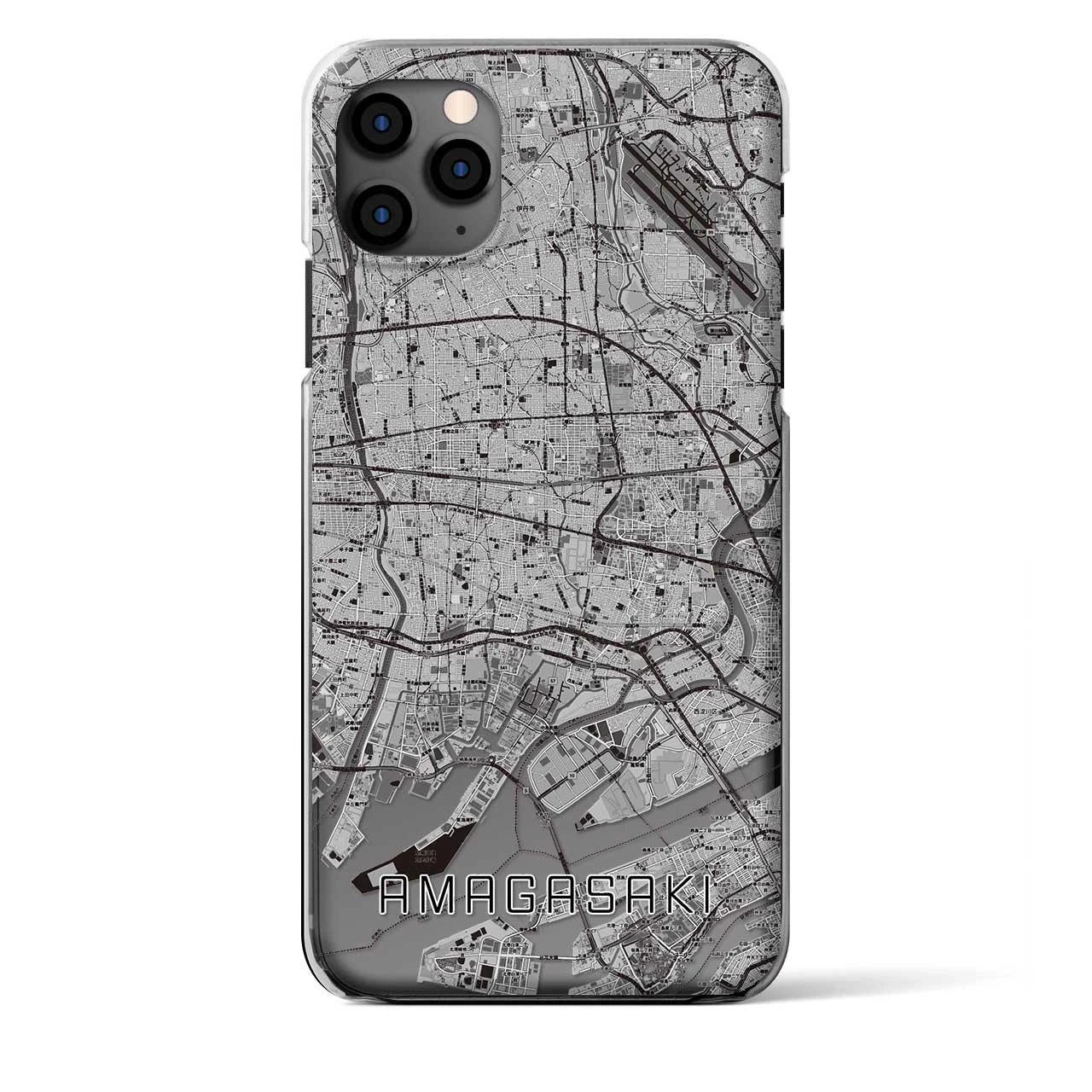 【尼崎(兵庫県)】地図柄iPhoneケース(クリアタイプ)