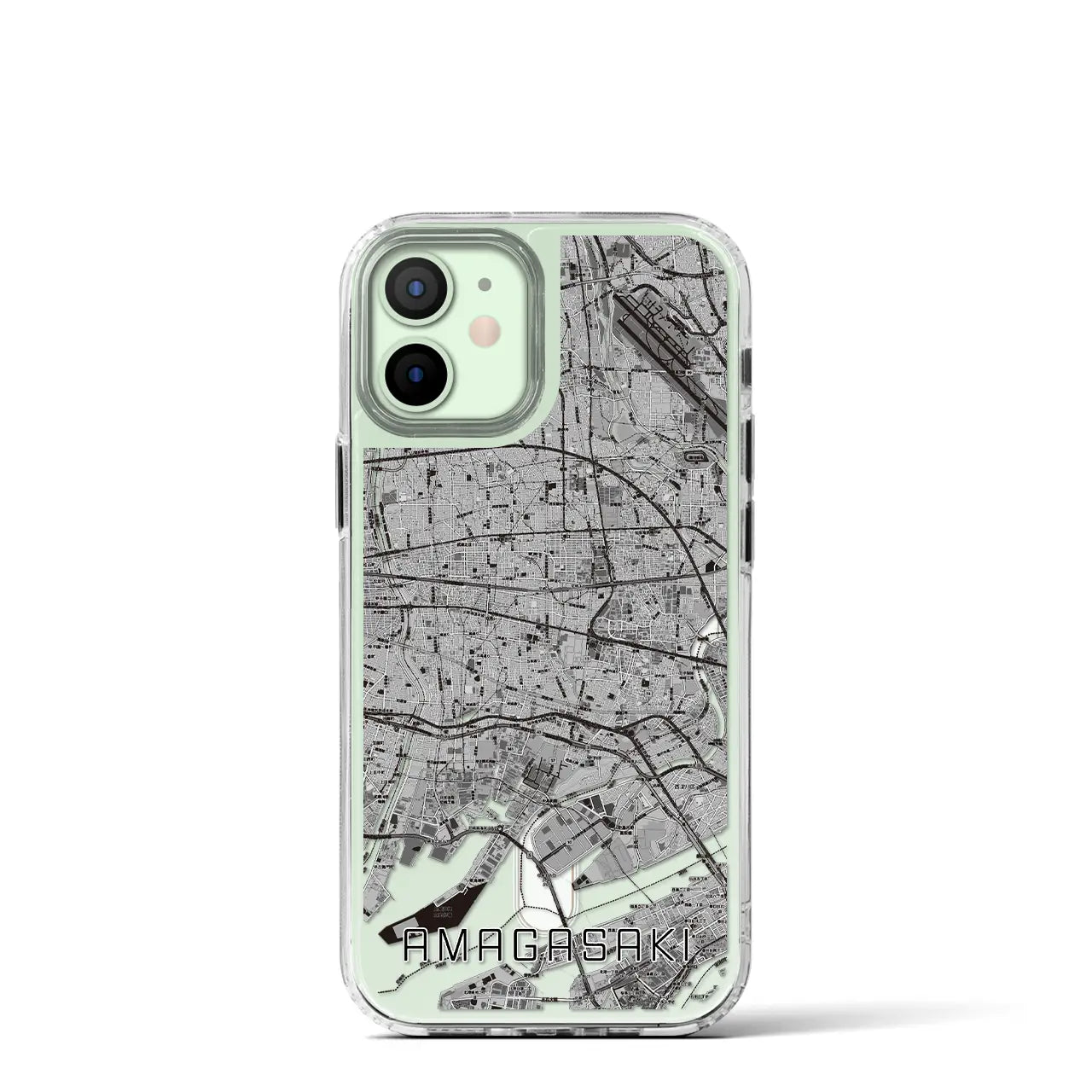 【尼崎(兵庫県)】地図柄iPhoneケース(MagSafeタイプ)