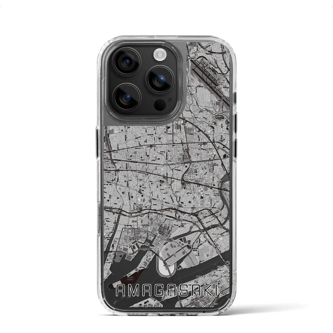 【尼崎(兵庫県)】地図柄iPhoneケース(MagSafeタイプ)