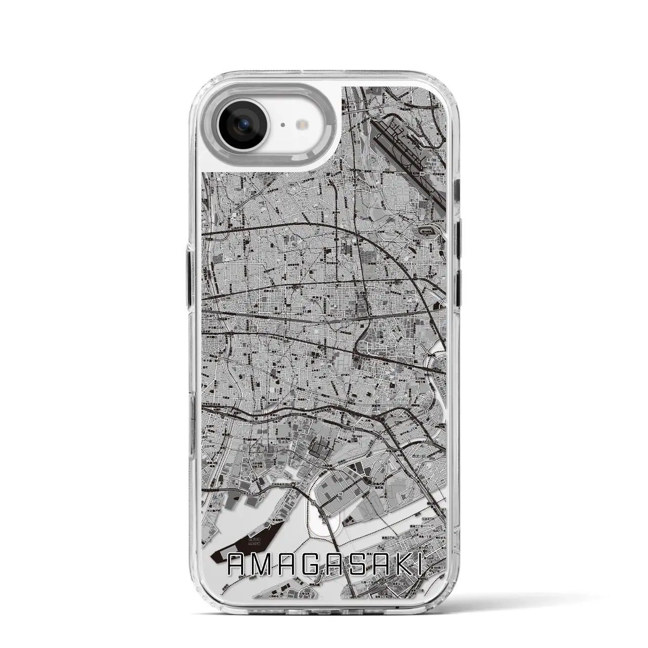 【尼崎(兵庫県)】地図柄iPhoneケース(MagSafeタイプ)