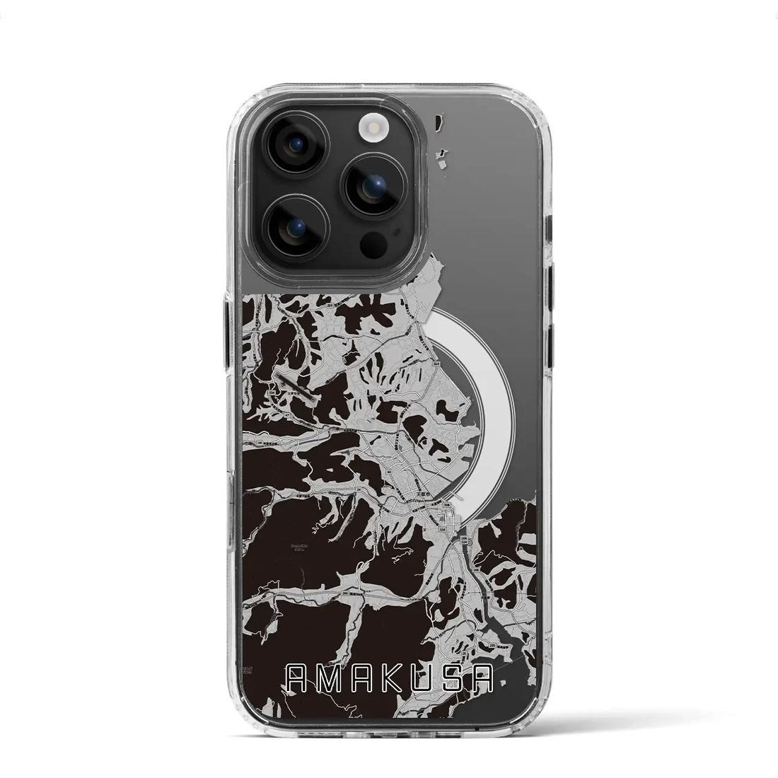 【天草(熊本県)】地図柄iPhoneケース(MagSafeタイプ)