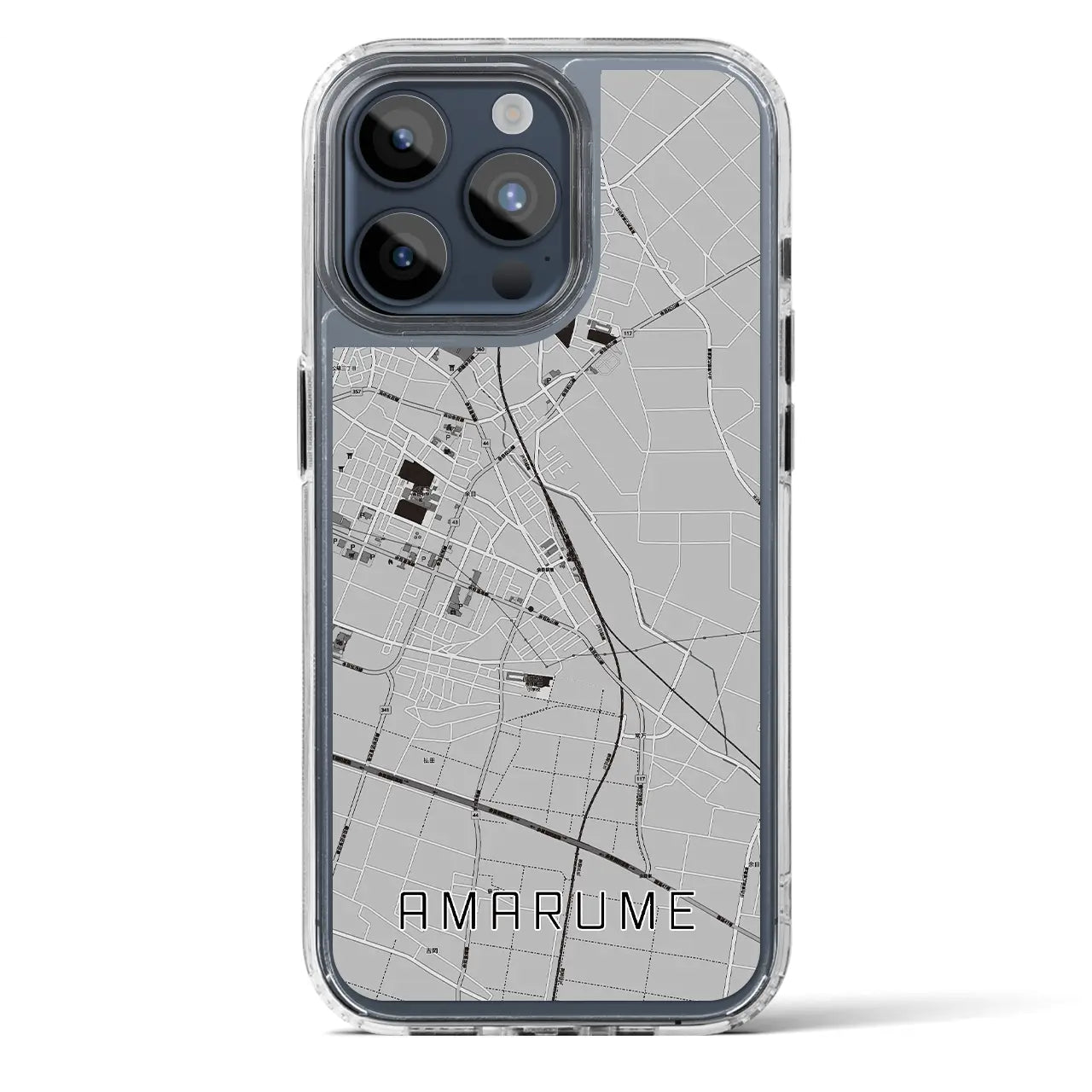【余目(山形県)】地図柄iPhoneケース(MagSafeタイプ)