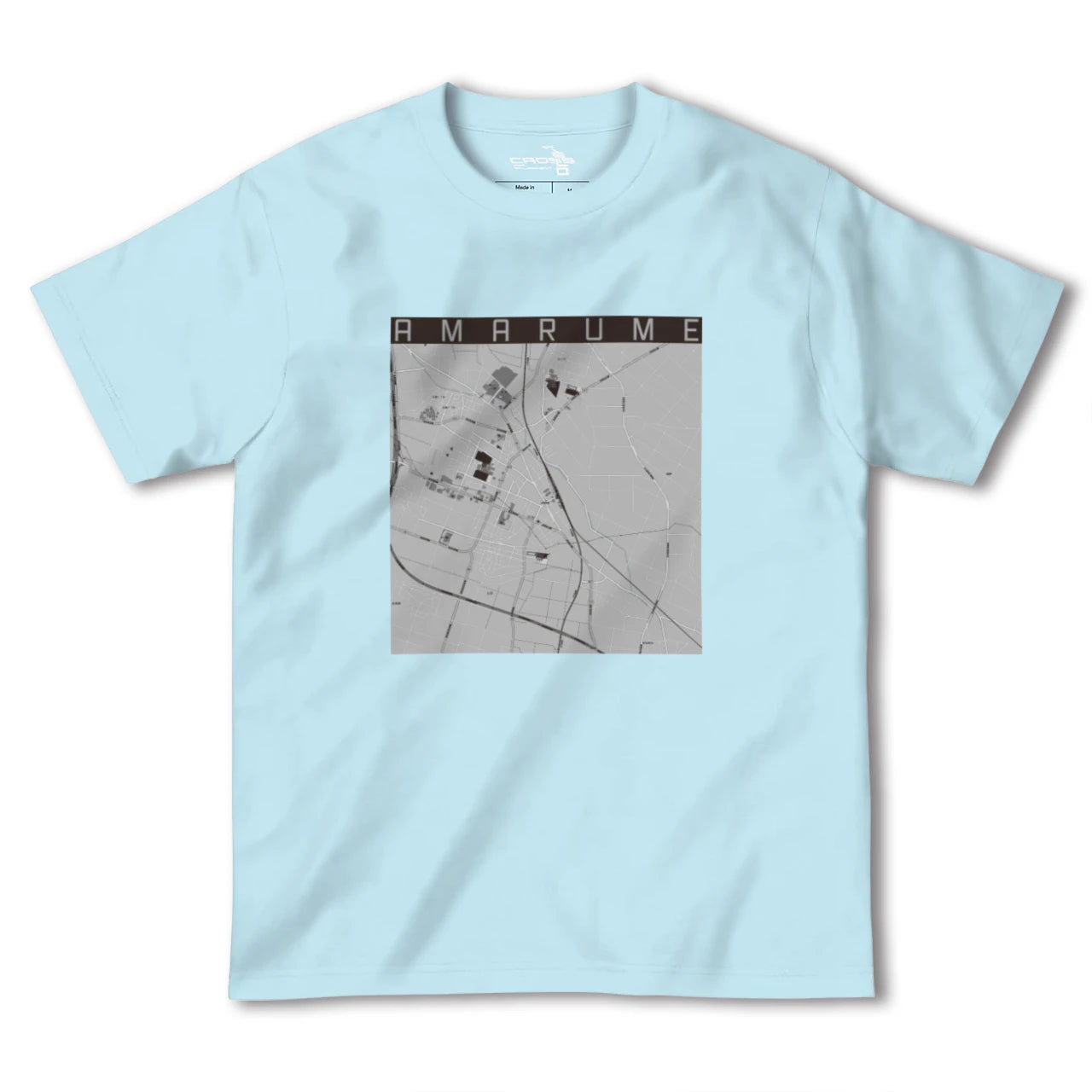 【余目(山形県)】地図柄ヘビーウェイトTシャツ