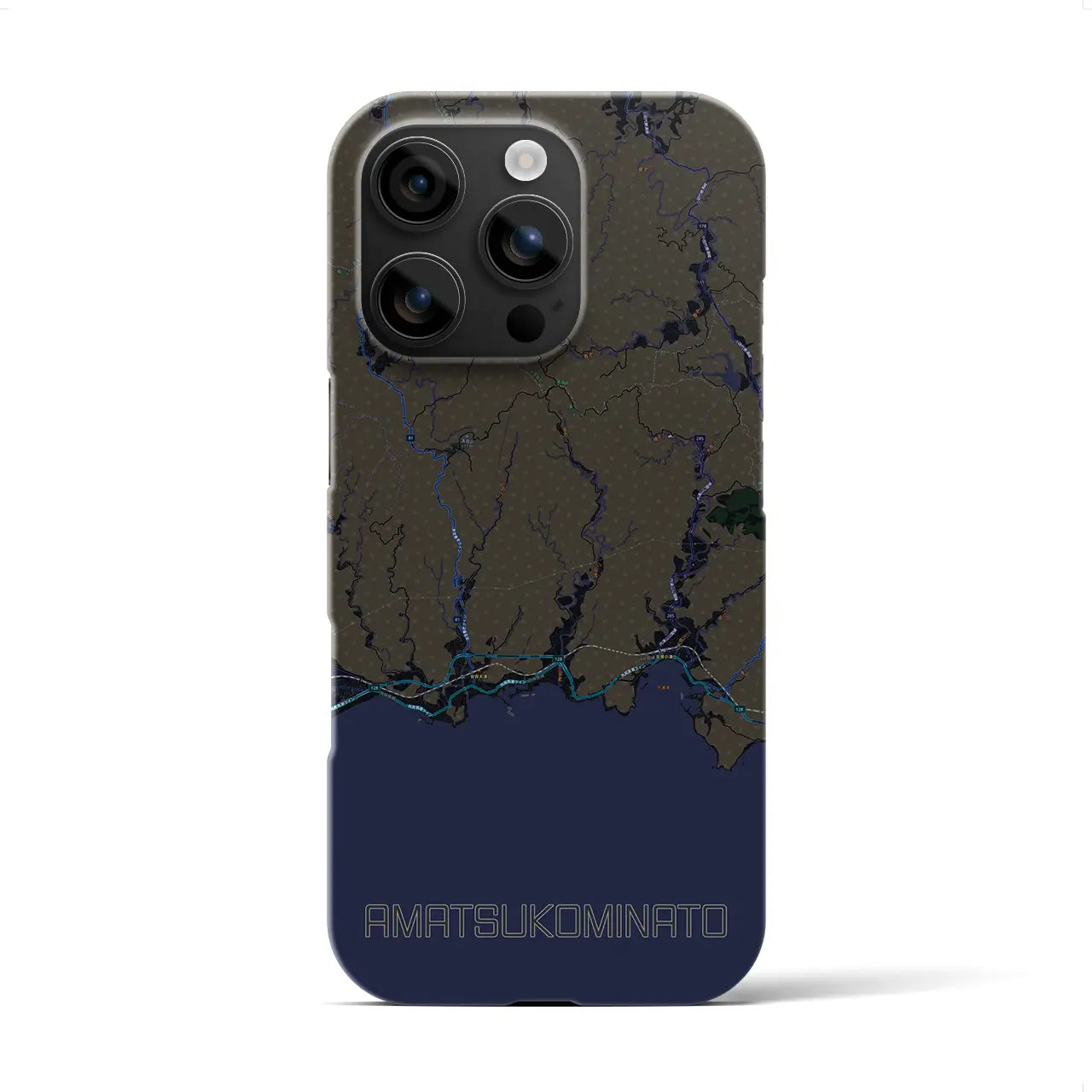 【天津小湊(千葉県)】地図柄iPhoneケース(バックカバータイプ)