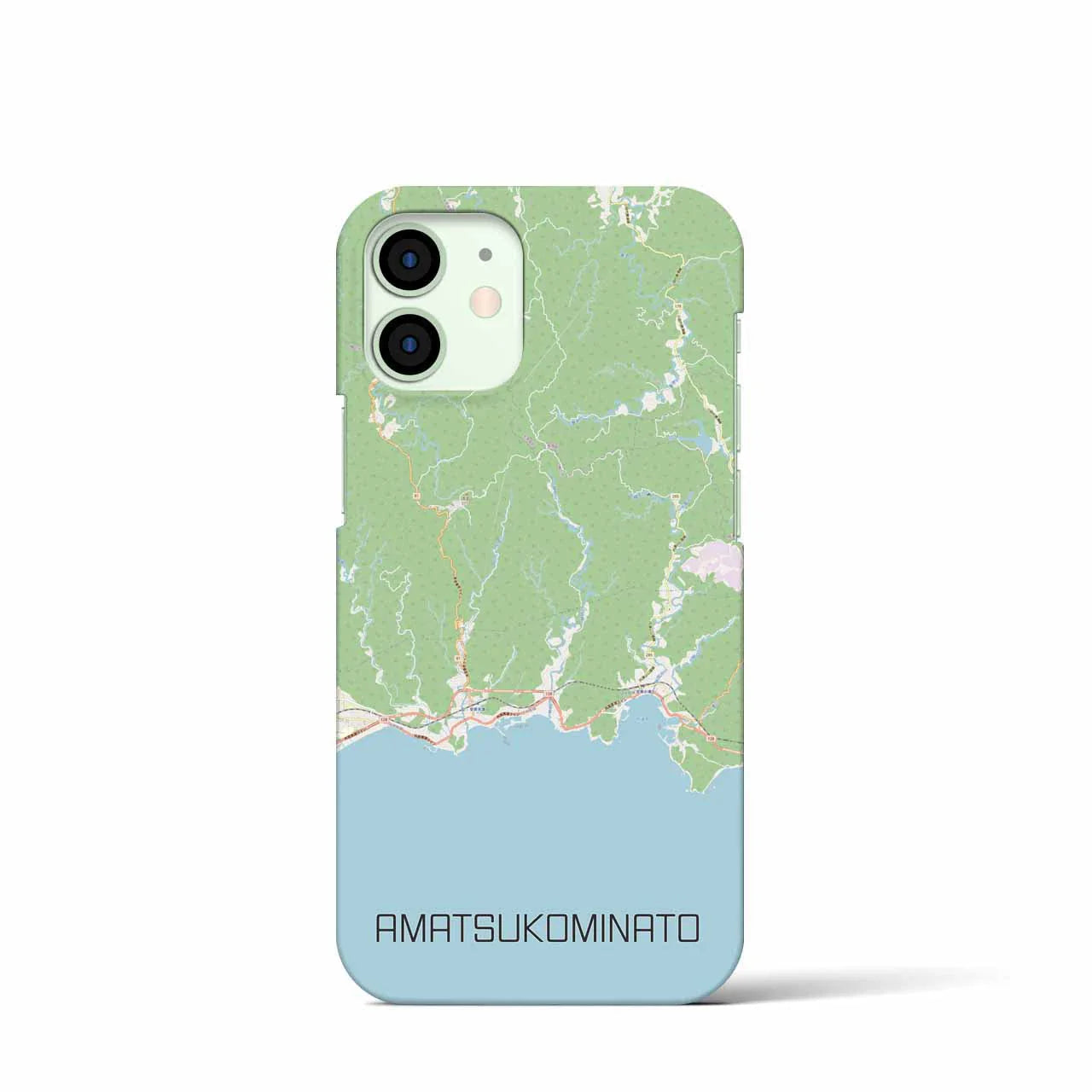 【天津小湊(千葉県)】地図柄iPhoneケース(バックカバータイプ)