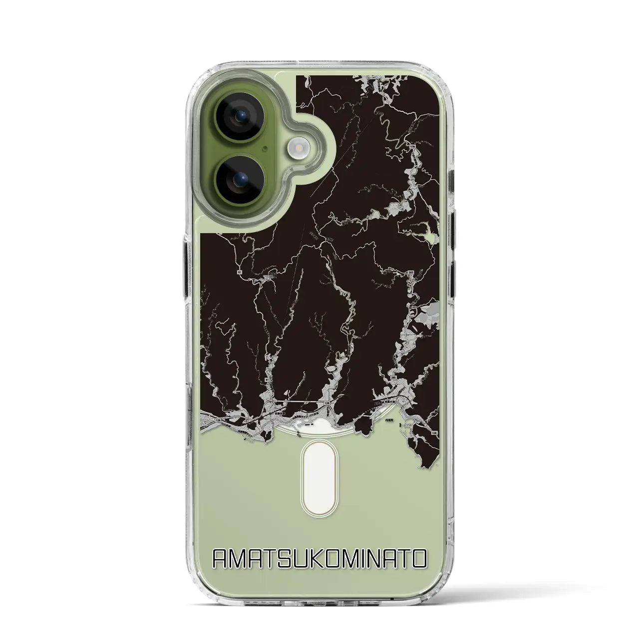 【天津小湊(千葉県)】地図柄iPhoneケース(MagSafeタイプ)