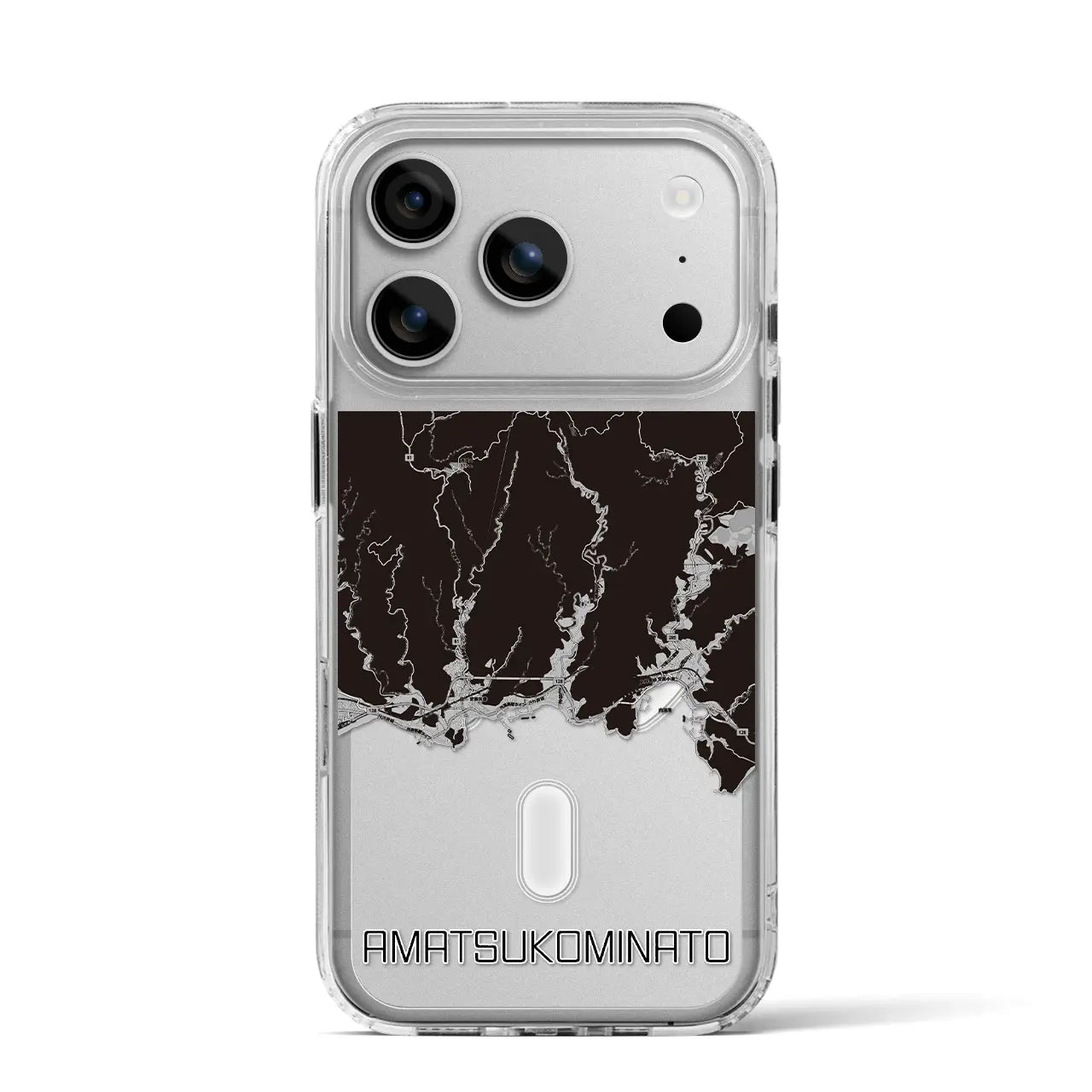 【天津小湊(千葉県)】地図柄iPhoneケース(MagSafeタイプ)