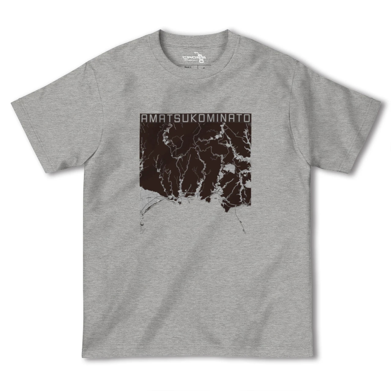 【天津小湊(千葉県)】地図柄ヘビーウェイトTシャツ