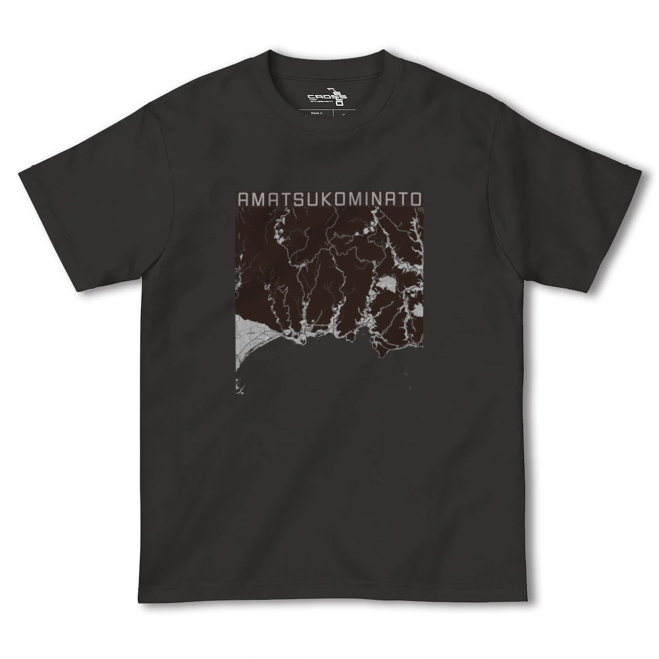 【天津小湊(千葉県)】地図柄ヘビーウェイトTシャツ
