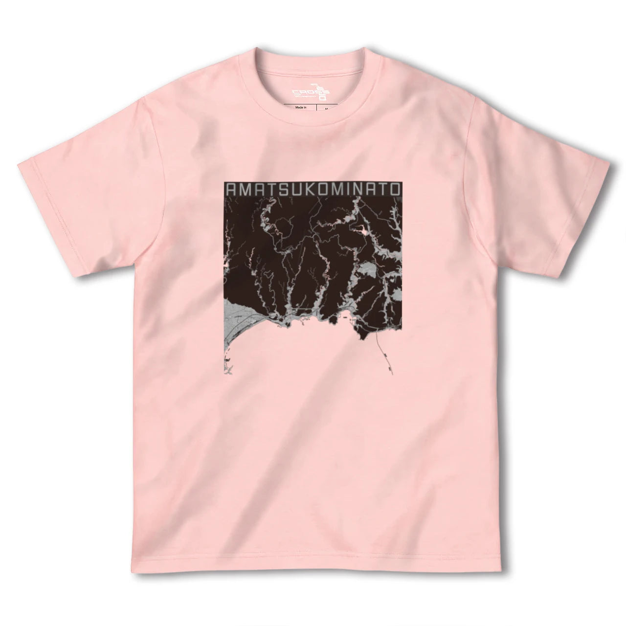 【天津小湊(千葉県)】地図柄ヘビーウェイトTシャツ
