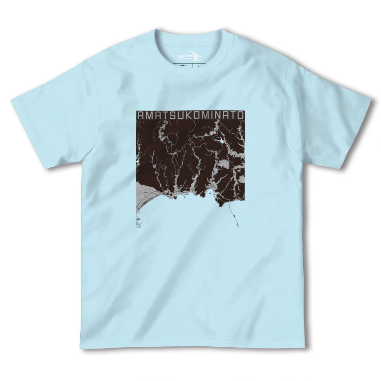 【天津小湊(千葉県)】地図柄ヘビーウェイトTシャツ